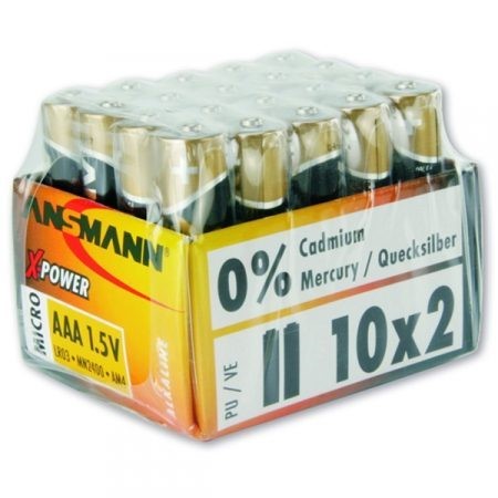 ANSMANN Alkaline AAA X-Power Batteri 20-Pack