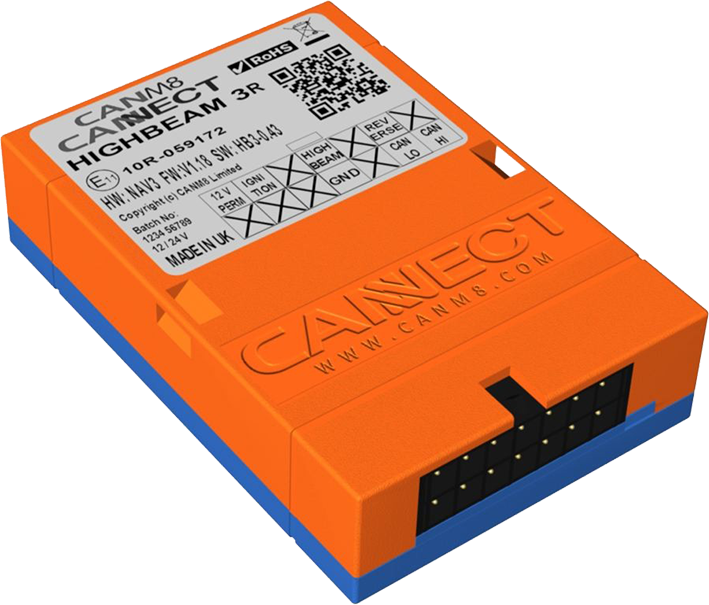 CANBUS INTERFACE BOX - För inkoppling på Canbus-system med utgång för helljus, Parkeringsljus och 12V (+15 tändning)