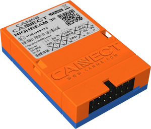 CANBUS INTERFACE BOX - För inkoppling på Canbus-system med utgång för helljus, Parkeringsljus och 12V (+15 tändning)