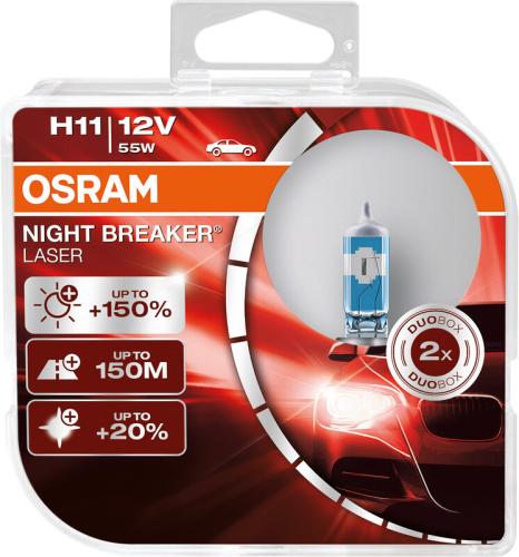 H4 OSRAM NIGHT BREAKER® LASER Duo Box