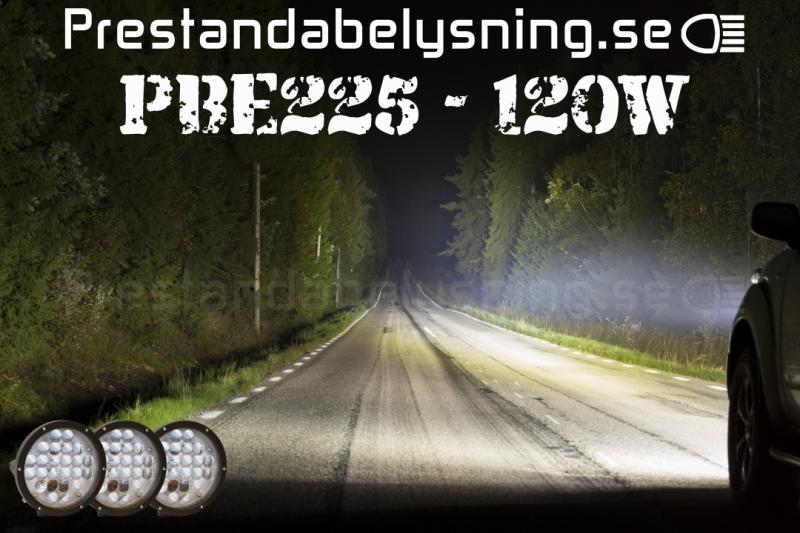 PBE225 Black 120w Cree LED extraljus