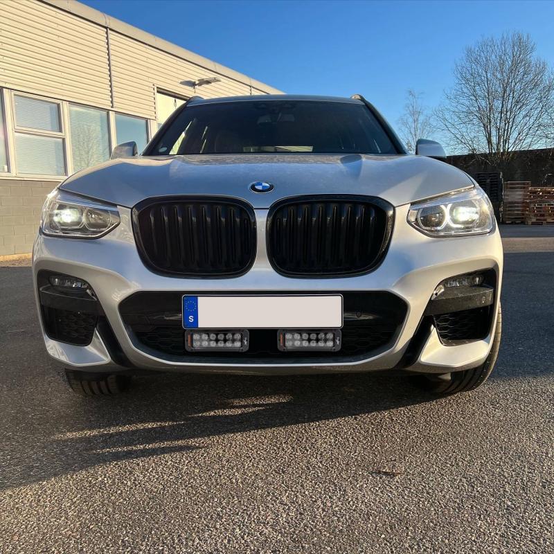BMW X3 2017- Modellanpassat 2x Vision X PX1210 Black Edition 120W
