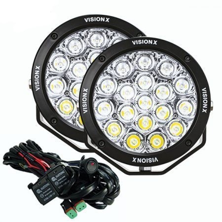 Vision X Light Cannon 6.7" CG2 126W Multi Led Extraljus KIT (Par)