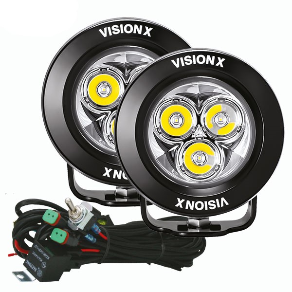 Vision X Light Cannon 3,7" CG2 21W 3 Led Extraljus Kit