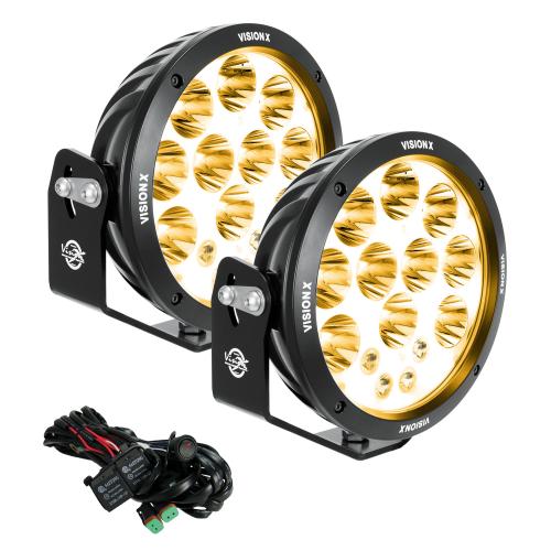 Vision X Light Cannon Adventure 8.7" 280W Orange Halo Led Extraljus Kit E-Märkt