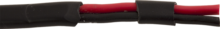 Kabel, RKXB, 2x2.5mm², Röd/Svart