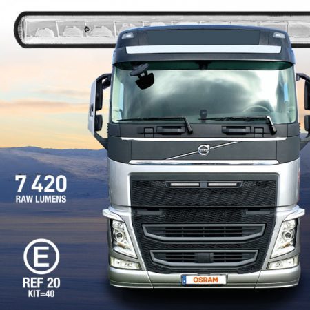 Volvo FH Grillmontage (Osram SX300 2x14")