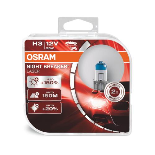 H3 OSRAM NIGHT BREAKER® LASER Duo Box