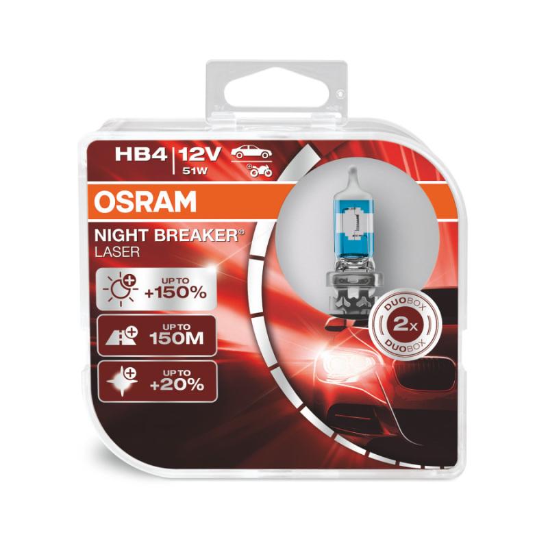 HB4 OSRAM NIGHT BREAKER® LASER Duo Box