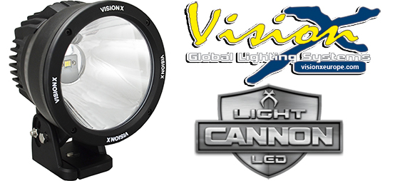 Vision X Light Cannon 6.7" - 50w LED extraljus