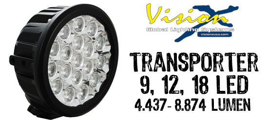 Vision X Transporter Prime 18 LED extraljus