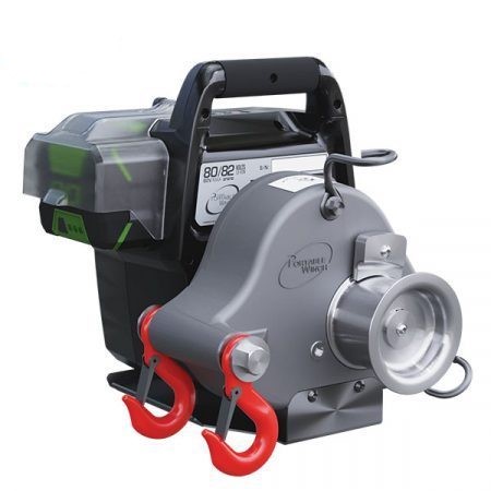 Portable Winch PCW-3000-LI Batteridriven Capstan Vinsch, Komplett startpaket