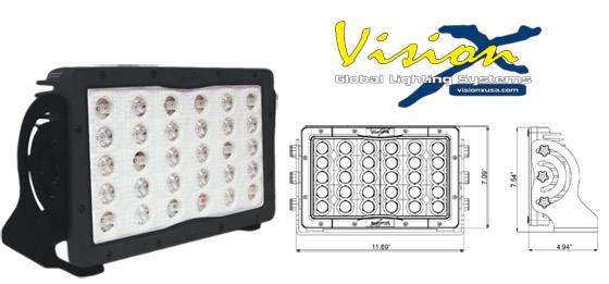 Vision X Pit Master 30 Prime 150w 24V LED arbetslampa - Outlet