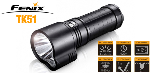 Fenix TK51 - LED ficklampa