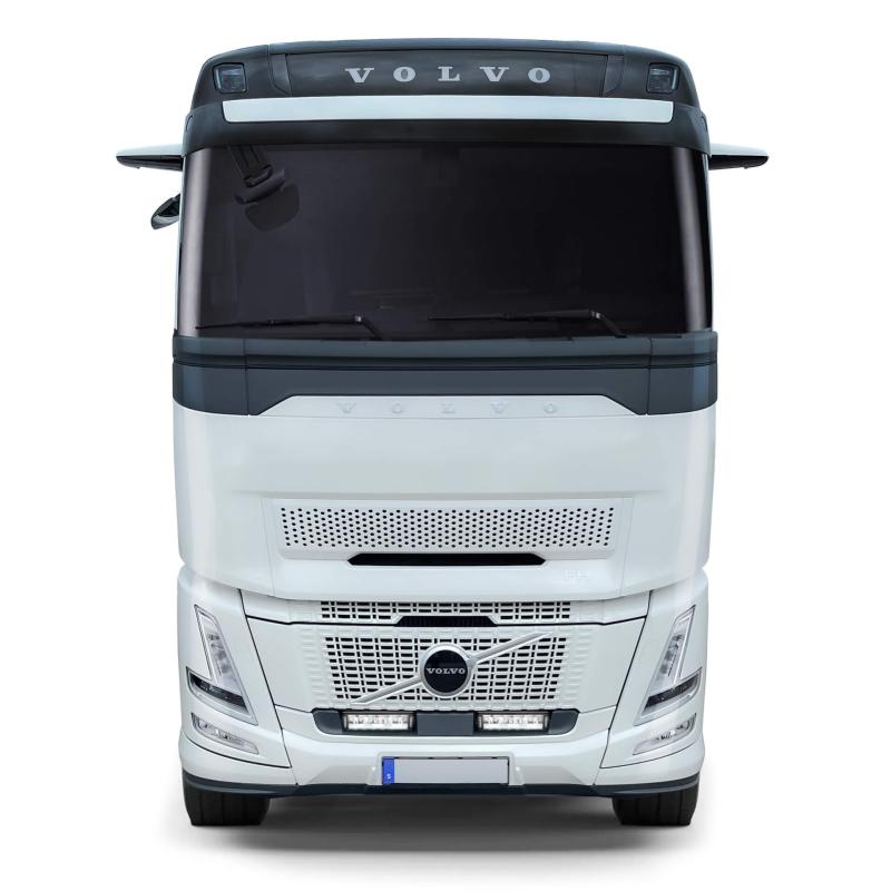 Volvo Aero nedre grill 2024- 2x Vision X Shocker 12" 100W (200W)