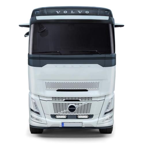 Volvo Aero nedre grill 2024- 2x Vision X Shocker 12" 100W (200W)