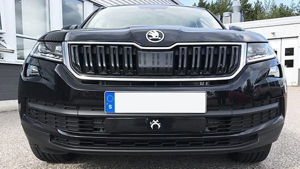 Skoda Kodiaq Modellanpassat Extraljus Kit (Vision X XIL-PX36M12 Xmitter Led Ramp)