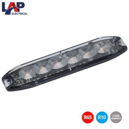 LAP Tled Slimline 6XLED Orange