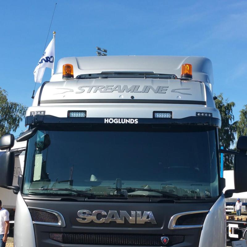 Scania Solskyddmontage Vision X  2x Xmitter 8" 2004-2015