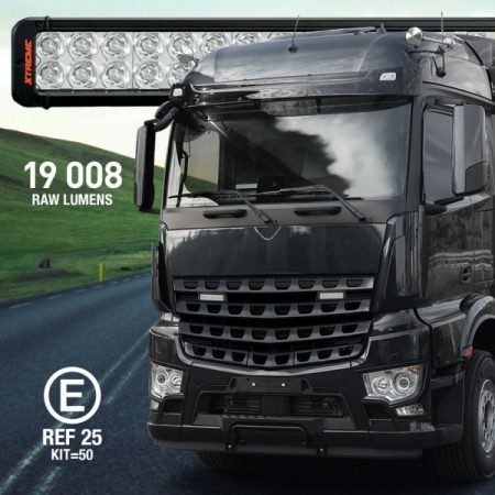 Mercedes-Benz Actros / Arocs Grill Modellanpassat 2013- - 2x Vision X PX1810 Black Edition