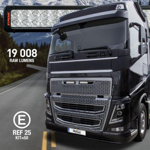 Volvo FH Grillmontage (Vision X Xmitter Prime Xtreme 2x11") 180W