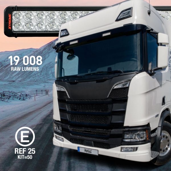 Scania NG Montering i Solskydd ( Vision X Xmitter Prime Xtreme 2x 11" ) 180W