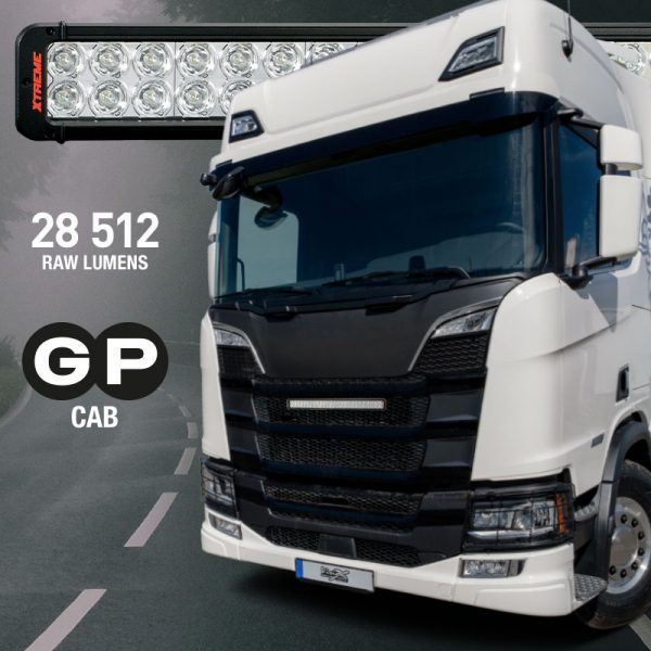 Scania NG G P-hytt Grillmontage (Vision X Xmitter Prime Xtreme 30") 270W