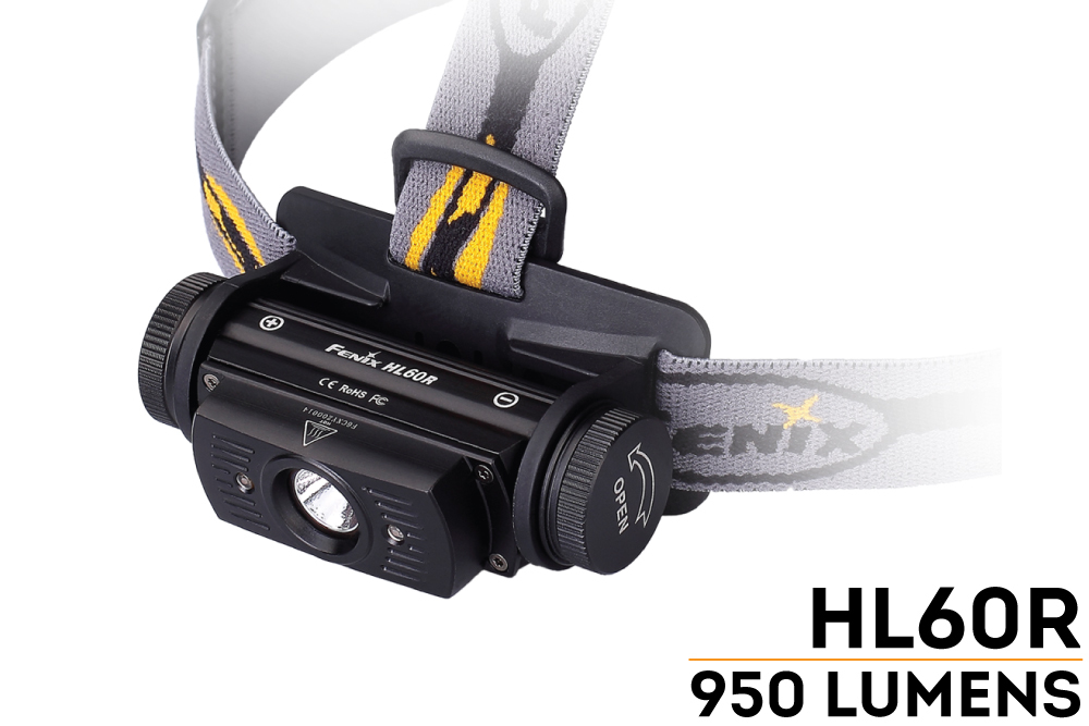 ヘッドライト FENIX(フェニックス) HL60R XM-L2 U2 LED 充電式 明るさ最高950ルーメン HL60R