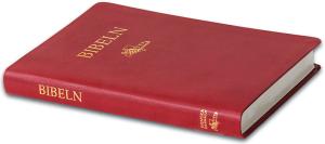 Svenska Folkbibeln 1998, röd skinnimitation