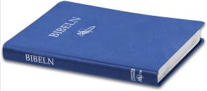 Svenska Folkbibeln 1998, blå skinnimitation