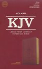 Bible, KJV, compact. large print, 160x115x35mm, red, soft cover