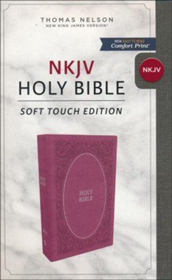 NKJV, pink, soft touch, 220x135x32