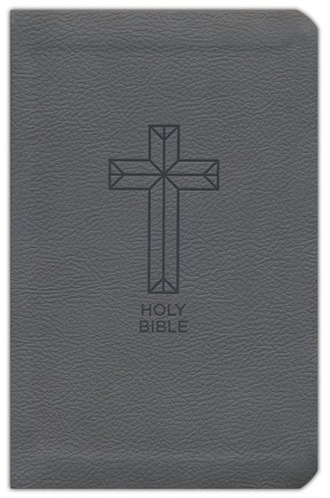 NKJV, Charcoal, leathersoft