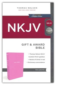 NKJV, PINK LEATHERFLEX, 225x150x20mm