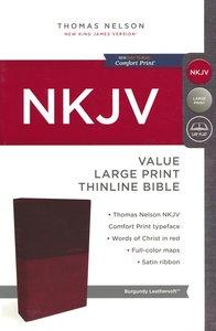 NKJV, Burgundy, leathersoft, 248x167x27mm