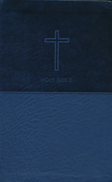 NKJV, blue, imitation leather