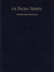 La Sacra Bibbia, svart, hårdpärm, 220x150x32 mm