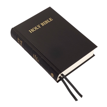 KJV, black, hardback, reference bible, 173x123x37mm