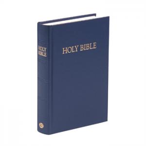 KJV, blue, hardback, 143x100x27mm