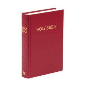 KJV, red, hardback, 143x100x27mm