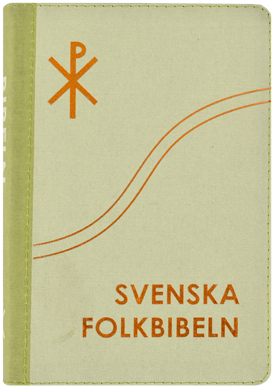 Svenska Folkbibeln 2015, grön linnestruktur
