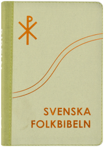 Svenska Folkbibeln 2015, grön linnestruktur