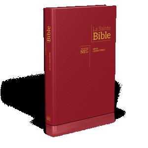 La Sainte Bible, segond NEG, inbunden, GROS CARACTÈRES, 171x240x30 mm