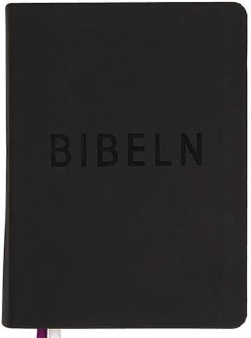 BIBEL, KMER, svart, hårdpärm, rödsnitt, 190x135x40mm