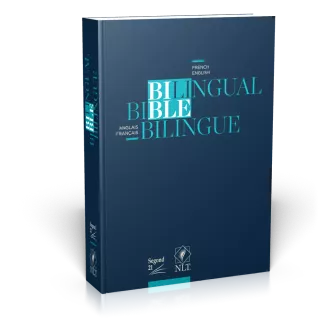 Bible bilingual, eng, fr, paperback, 210x150x40mm