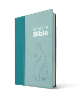 La Sainte Bible, blue lagon/bleu ciel, Couverture souple