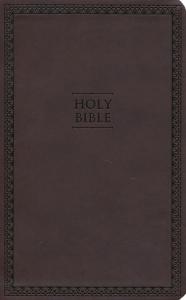 NIV, BROWN, THINLINE, LEATHERSOFT, 228x145x25