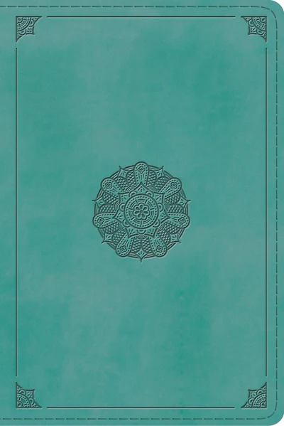 ESV Study Bible mjukpärm, turkos 210x150x55mm