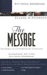 THE MESSAGE, HARDCOVER, 220x150x45mm