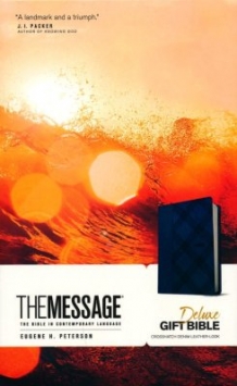 THE MESSAGE, DENIM LEATHERLOOK, 230x145x28 mm